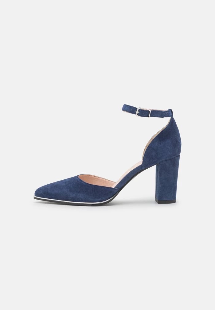 Escarpin ANNA FIELD Anna Field Cuir Bleu Marine Femme | TJN-5708310